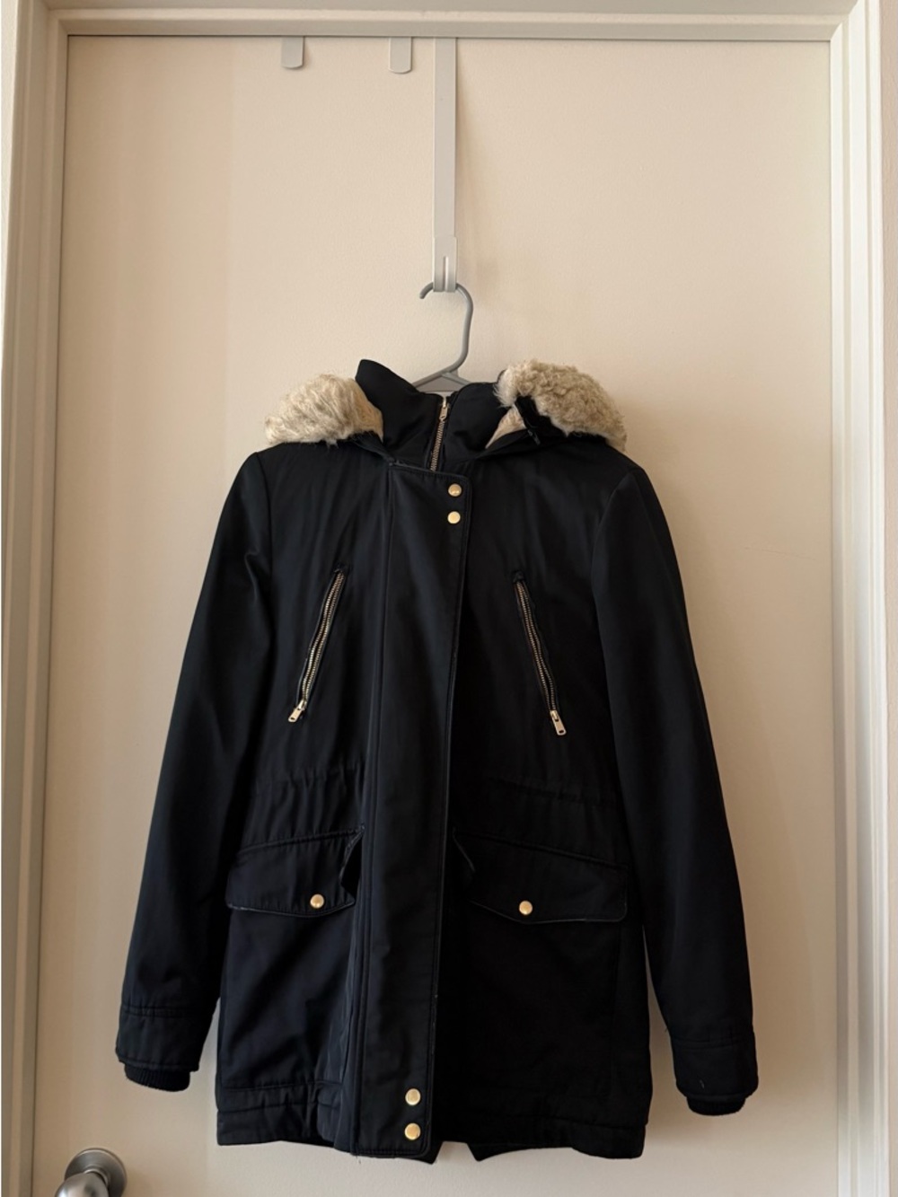 Zara Trafaluc Outerwear in Beige and Black